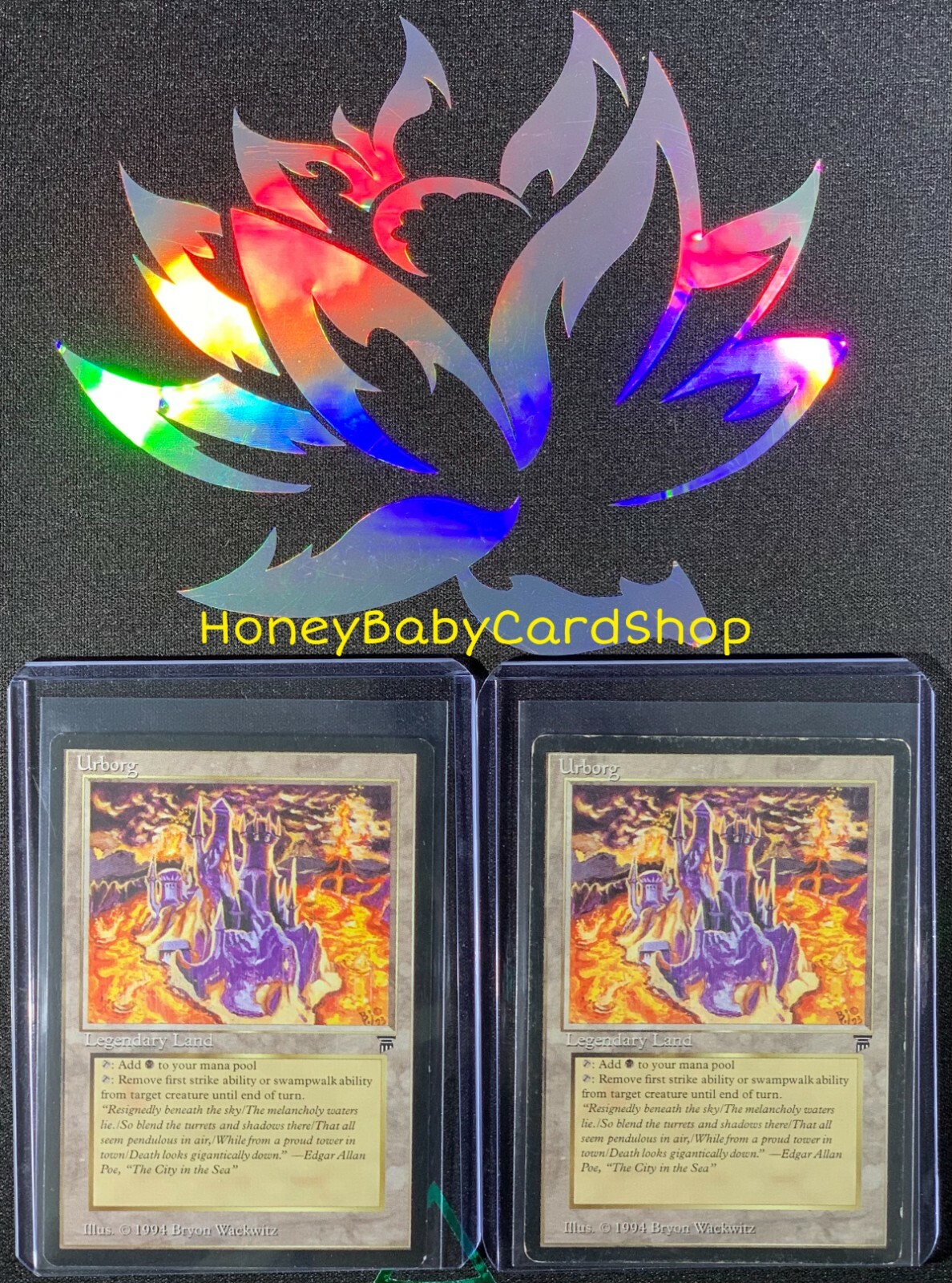 MTG Legends 1994 Urborg (NM, HP) x 2 Cards LEG Uncommon Old School 93/94