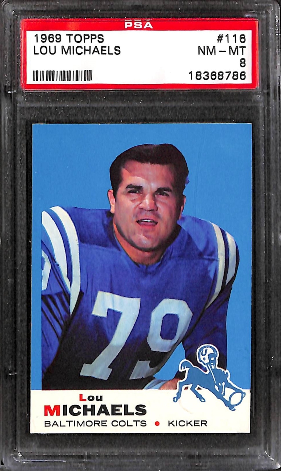 1969 Topps 116 LOU MICHAELS PSA 8 18368786 eBay