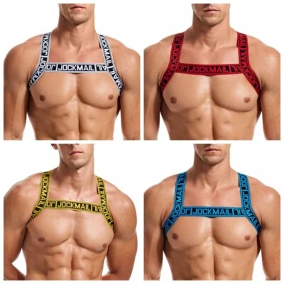 JOCKMAIL Herren-Harness-Gurte Gay Clubwear Sport Muskelschutz Neopren-Brustgurt