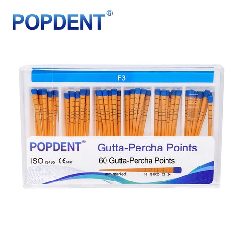 Dental MM Marked Endodontic Gutta Percha Points .02/.04/.06 Taper F1 F2 F3 15-40 - Picture 36 of 40