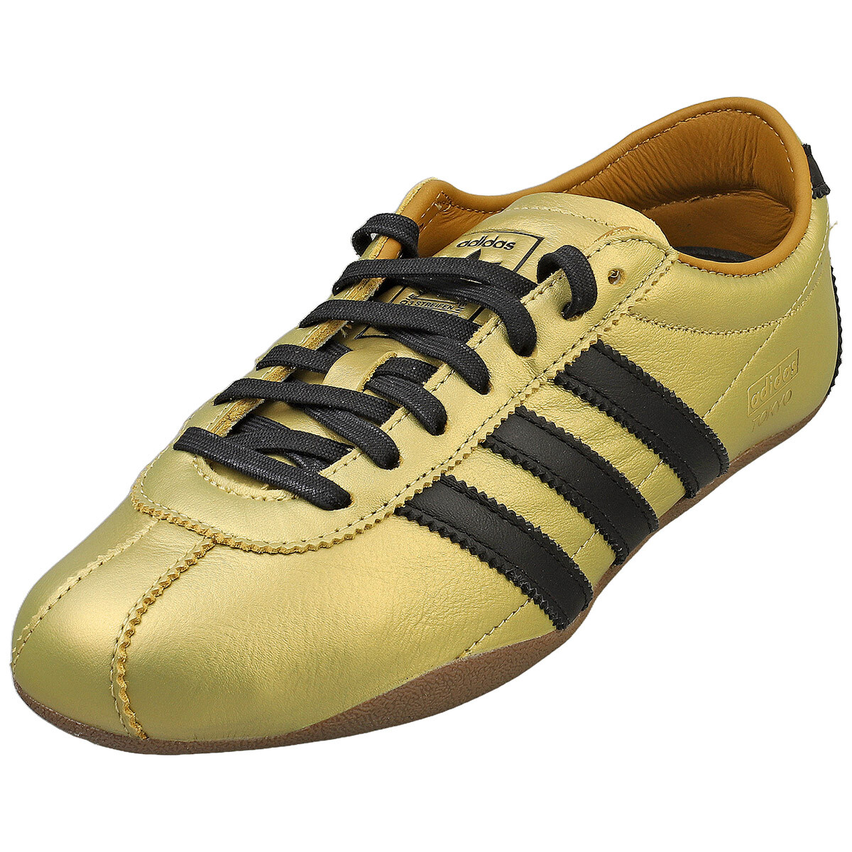 adidas Tokyo Decon Womens Fashion Trainers in Gold Black