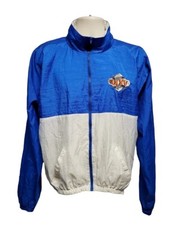 NFL Superbowl XXXV Adult Blue and White XL Wind Breaker Jacket
