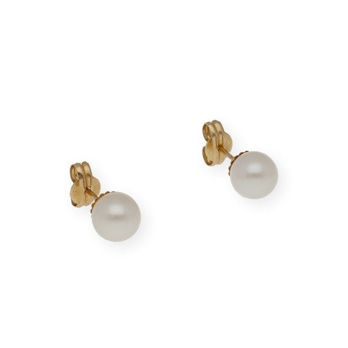 Pendientes Perlas Blancas Japonesas Akoya de Agua Salada y Oro Amarillo 18K - Imagen 15 de 38