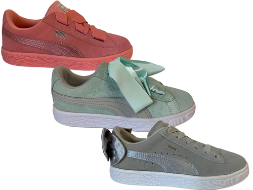 puma suede grey trainers