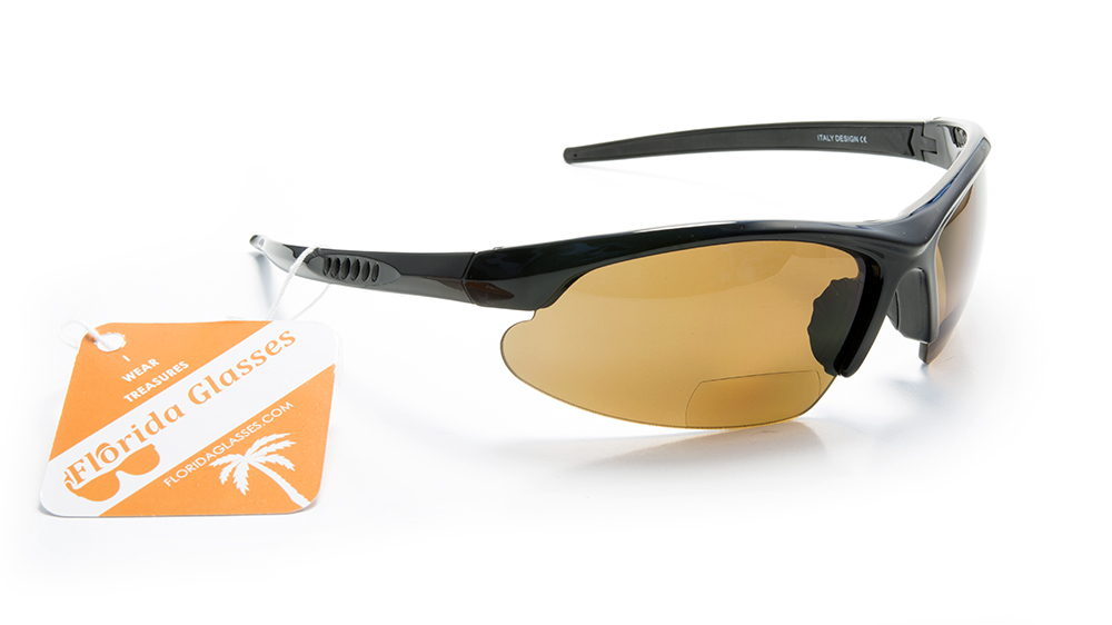 Polarized Bifocal Reading Sunglasses with Polycarbonate Lens for