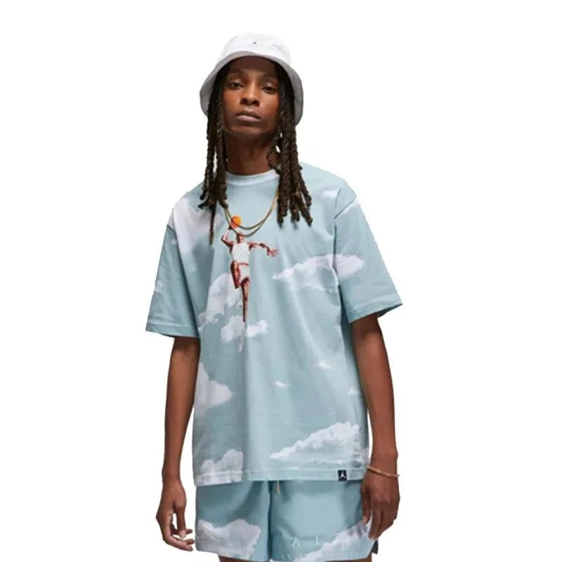 AIR JORDAN NIKE ESSENTIALS STATEMENT 85 T Shirt Blue Size Small  