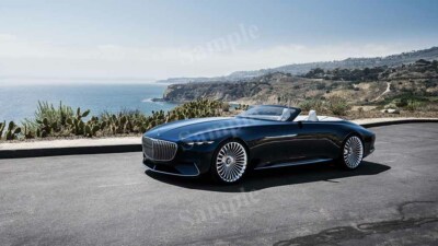 Vision Mercedes Maybach 6 Cabriolet 2018 High Res Wall Decor Print Photo Poster
