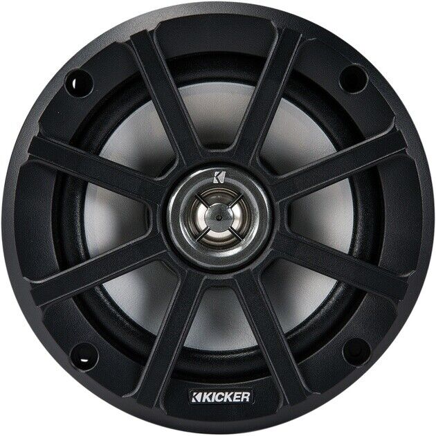 Kicker PS 6.5" Coaxial Speakers 60W 2 Ohm Black