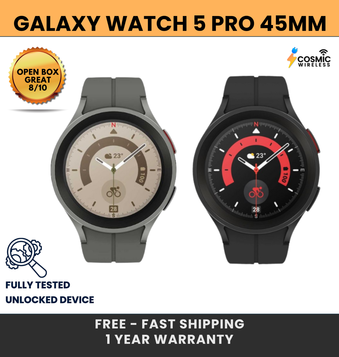 Samsung Galaxy Watch 5 Pro 45mm SM-R925U (WiFi + Cellular