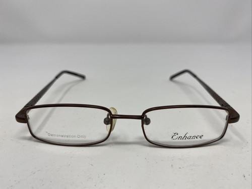 Enhance 3726 BROWN 44-14-125 Metal Full Rim Eyeglasses Frame /M85