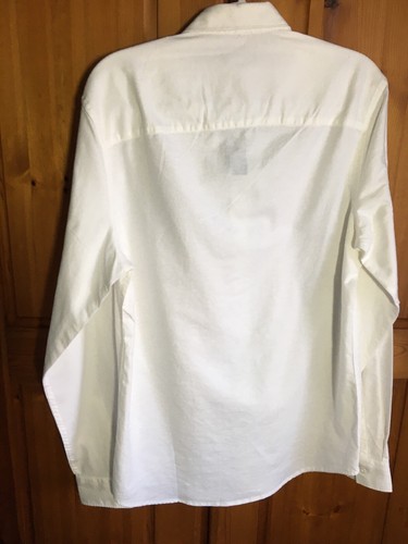 Men’s M & Co white button down Collar size S, New With Tags. - Picture 3 of 11