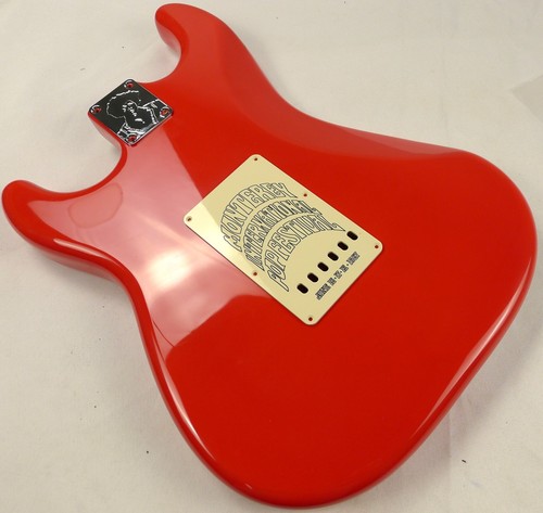 Jimi Hendrix Monterey Style 3 pcs North American Alder Strat Guitar Body 2.24kg - Picture 2 of 23