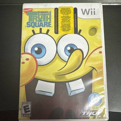 SpongeBob's Truth or Square (Nintendo Wii, 2009) Complete. Tested