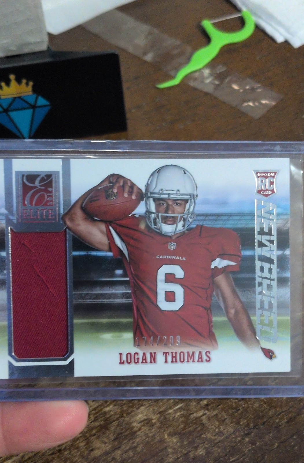 Logan Thomas Panini Rookies & Stars Rookie Materials #13 Base