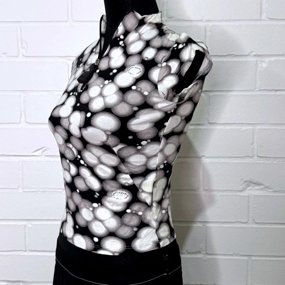 Ultra-Raro Impresionante Italiano Vintage Y2K 'Fendi Jeans' Monocromo ¡Sueño! Foto 3 de 4