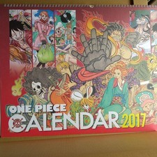 Calendario ONE PIECE 2017 Gran Formato, Tema Playa, Luffy/Nami/Zoro/Sanji, Impresión