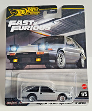 Hot Wheels 2024 Premium Fast & Furious Toyota AE86 Sprinter Trueno Gray
