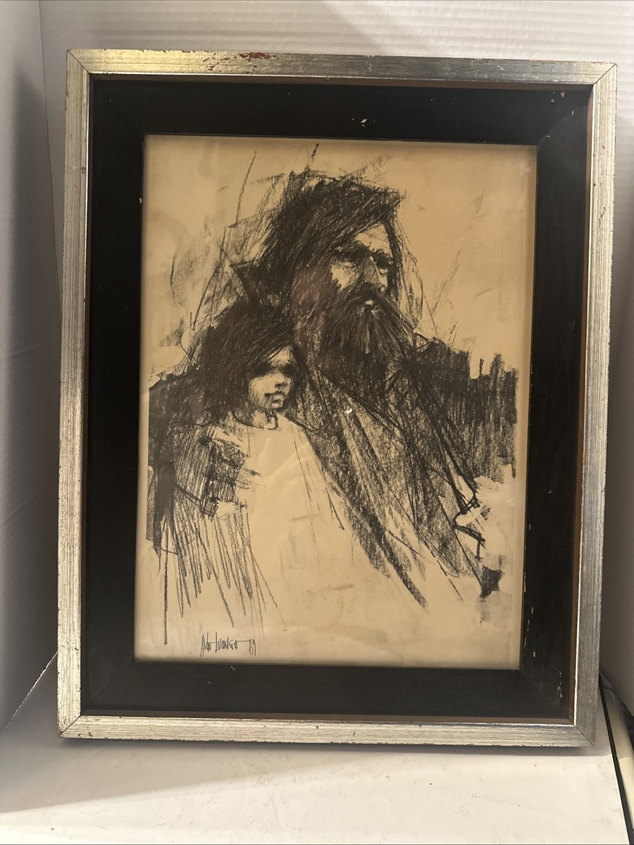 1969 Aldo Luongo FATHER and Child LITHOGRAPH SIGNED PRINT | eBay