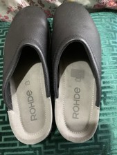 Rohde Mens Leather Slippers 