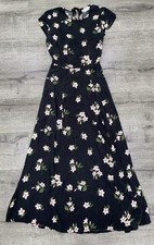 Urban Outfitters Black Floral Sleeveless Dress Size Small, #566