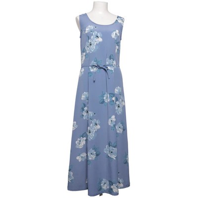 Twenty One, Maxikleid, Größe: 34/36, Blau/Weiß/Grün, Polyester, Blumen #gSk