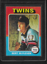 1975 TOPPS BASEBALL # 30 BERT BLYLEVEN NICE CARD