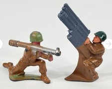 Vintage Barclay Manoil Dimestore Toy Cast Lead Anti Aircraft Gunners