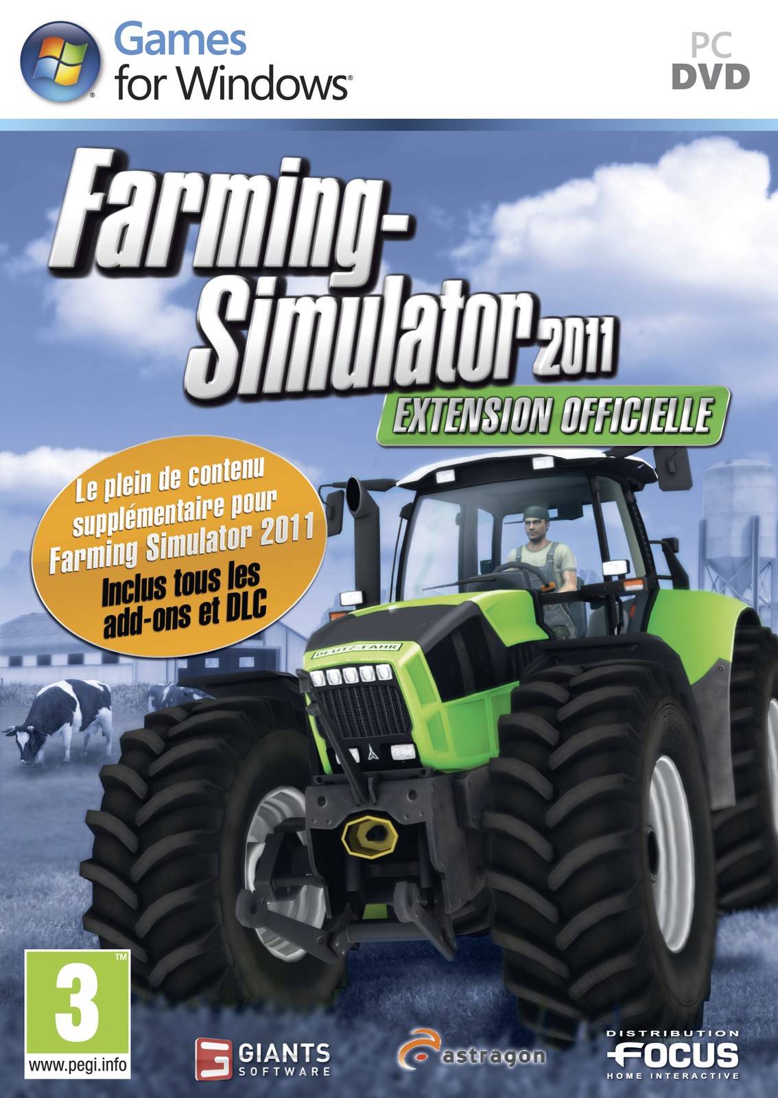 Extension PC Farming Simulator 2011 Focus avec nouvelles machines