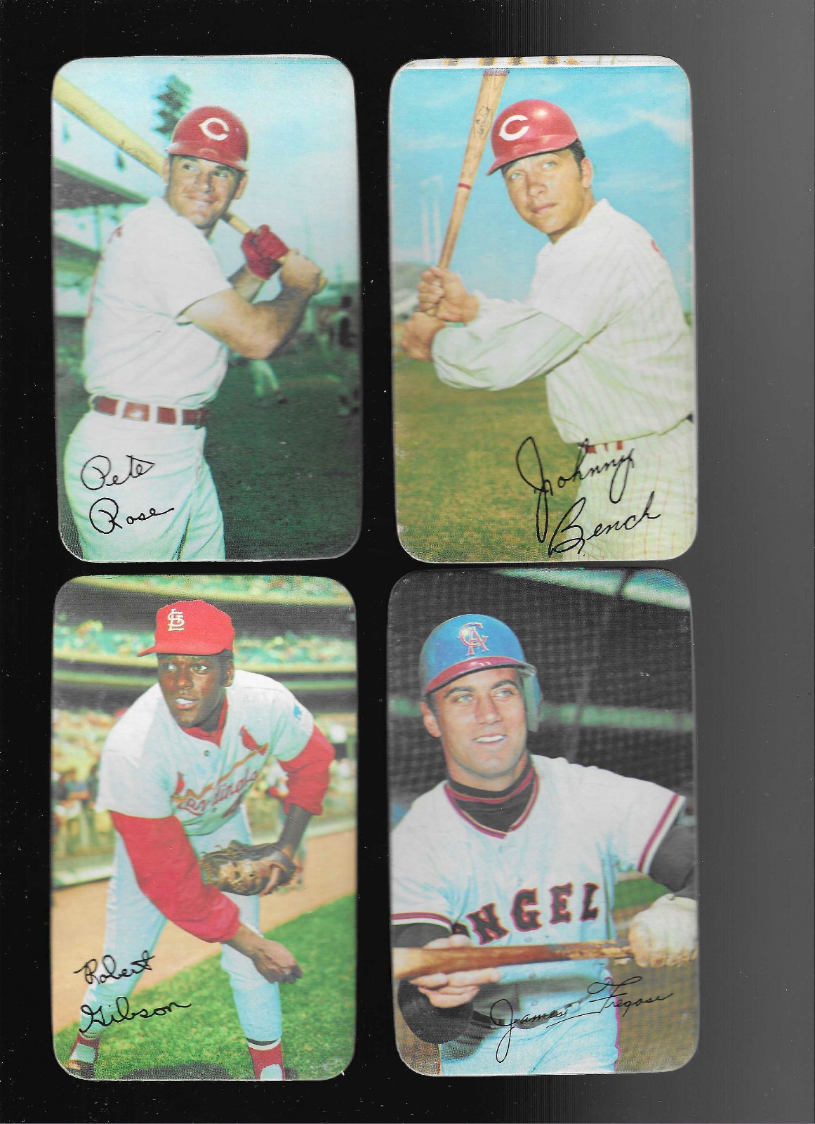 1970 TOPPS SUPER LOT OF 9 PETE ROSE JOHNNY BENCH BOB GIBSON GOOD TO VG LOOK