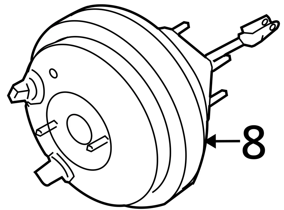 Potenciador de freno compatible con 07-15 ARMADA 30107370 Foto 4 de 4