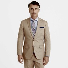 J.Crew Ludlow Suit Jacket in Italian Chino  38S  Stone  348
