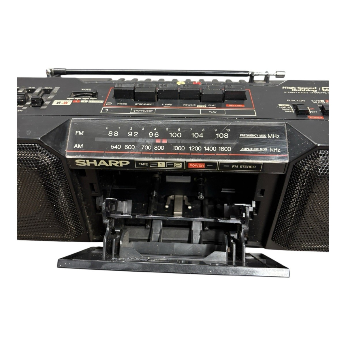 ギター ABC antiques Radio Studebaker Portable Stereo CD Player, AM/FM Radio, Retro
