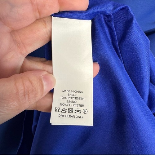 Abito Kate Spade doppio fiocco strutturato blu cobalto nuovo senza etichetta - Foto 9 di 12