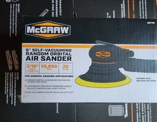 Random Orbital sander  6 in. Self-Vacuuming Random Orbit Air Sander