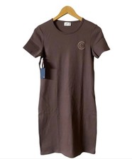 Aritzia Wilfred Free Yumi Ribbed T Shirt Walnut Dress -M