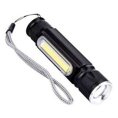 Taschenlampe Magnetische Arbeitslampe Wiederaufladbar USB mit Zoomfunktion