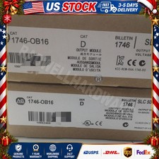 Factory Sealed Allen-Bradley 1746-OB16 /D SLC 500 16 Point DC Output Module PLC