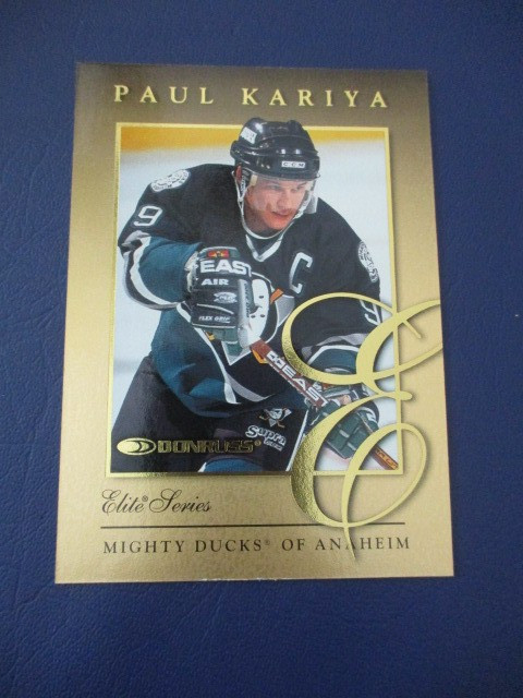 1997-98 Donruss Elite Series 2500 Paul Kariya #4 HOF