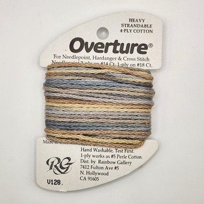Overture 4 Ply Over-Dyed Cotton Needlepoint Thread By Rainbow Gallery 10 Yards