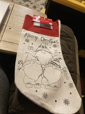 DIY Gnome Christmas Stocking to Color w/ Markers Holiday Craft Kit Gift NEW