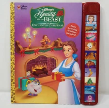 Beauty And The Beast Enchanted Christmas Favorite Sound Story Disney Golden Book