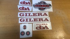 Gilera Cba Kit Adesivi 1 Serie Rossi Nuovi