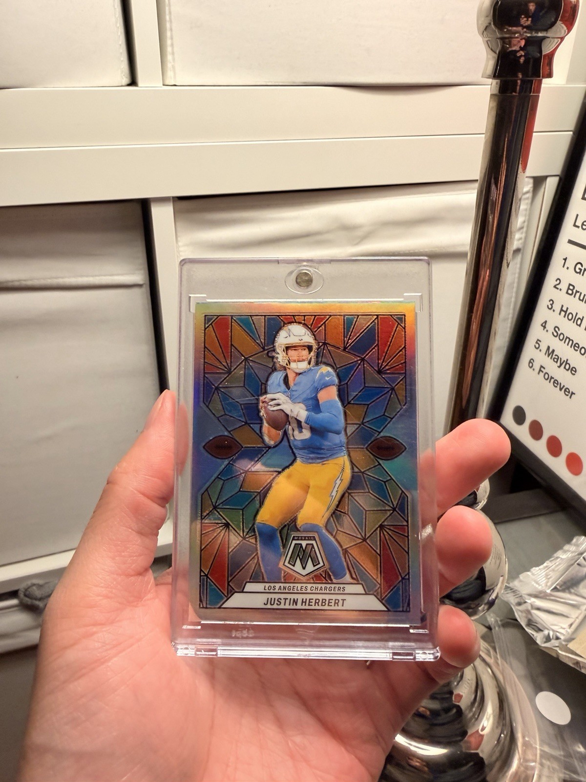 2024 Panini Mosaic - Stained Glass Justin Herbert #SG-3