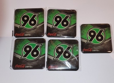 5 x Coca Cola Zero Magnet Bundesliga Hannover 96