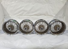 1996 Jaguar Xjs Oem Set Of 4 Dayton Wire Wheel Rims 16x7 With Caps