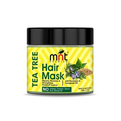 Mnt Tea Tree Hair Mask For Strengthens Hair 100gm