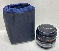 Canon FD 50mm 1:1.8 S.C. Standard Camera Lens