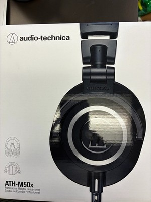 Audio-Technica ATH-M50X Professional Monitor Headphones - Black - In Box