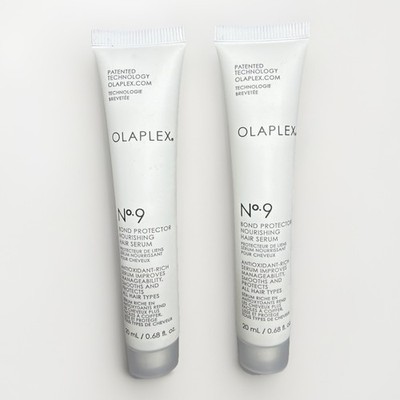 2x Olaplex No. 9 Bond Protector Nourishing Hair Serum 0.68oz 20mL Travel Mini