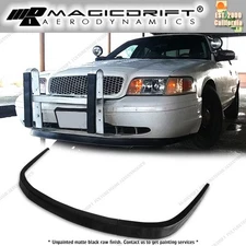 For 98-11 Ford Crown Victoria Vic Mach1 MDA Style Front Bumper Lip Spoiler 3PC